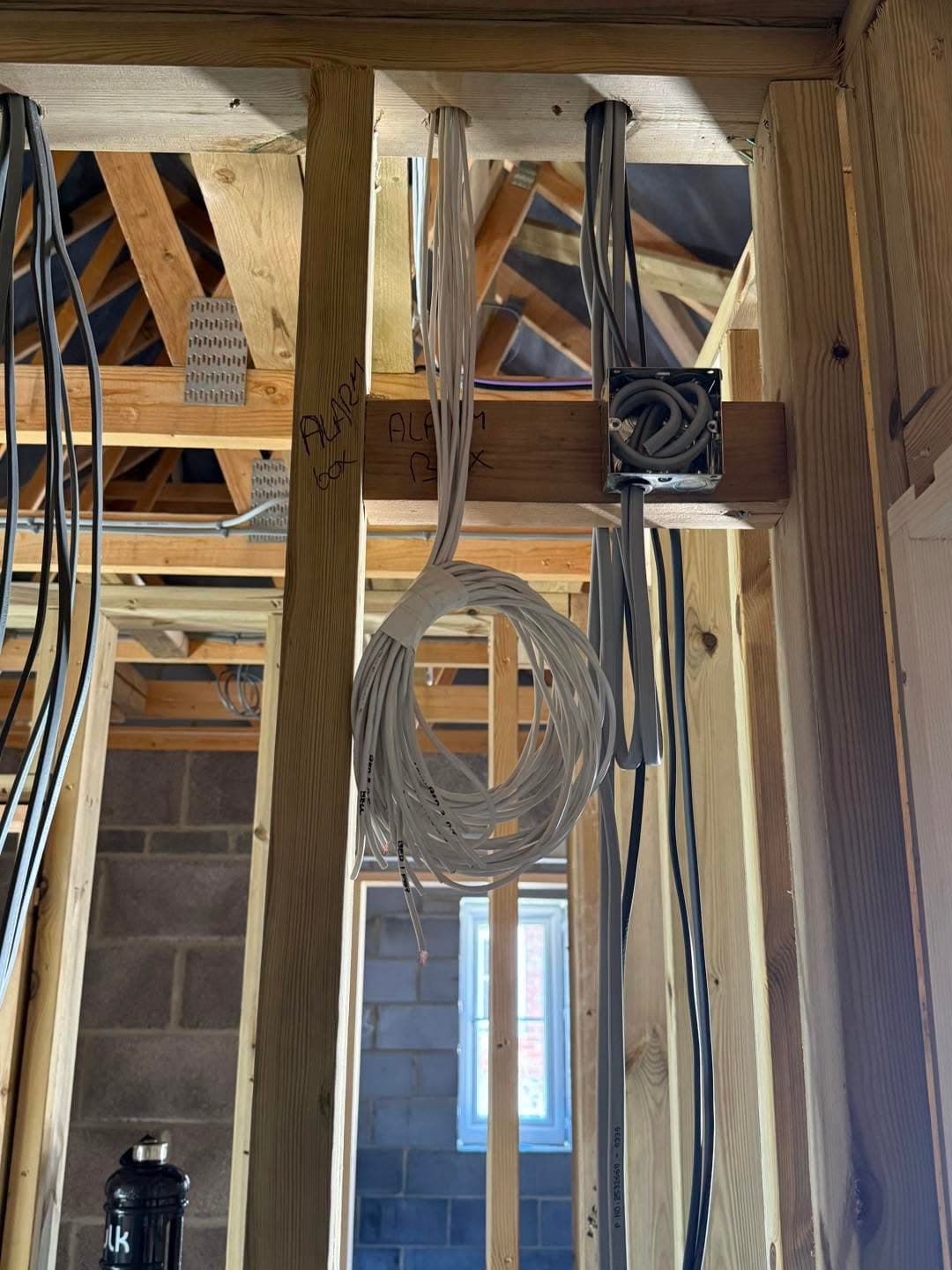 Intruder Alarm First Fix Installation at a Residential Property project photo 2