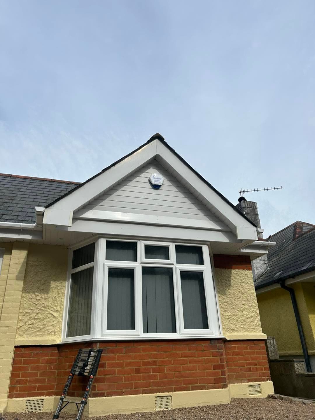 Residential property with a new external intruder alarm sounder